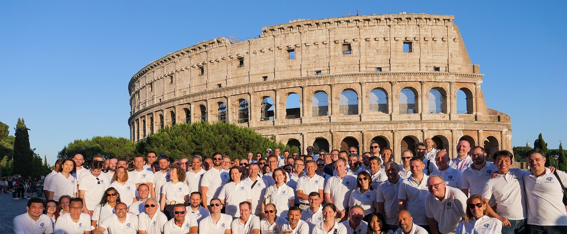 Photo de groupe Seminaire IT GEODIS Rome